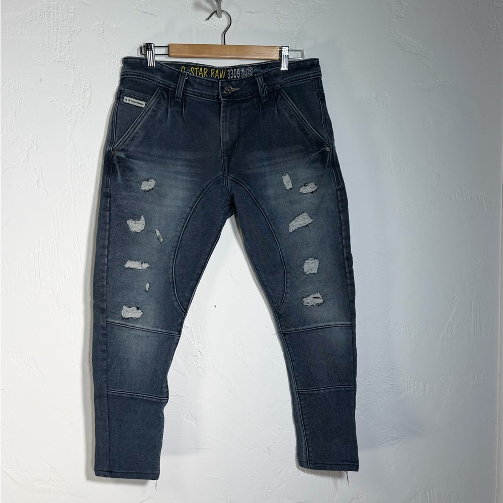 G-Star Raw 3309 Men's Skinny Distressed Jeans